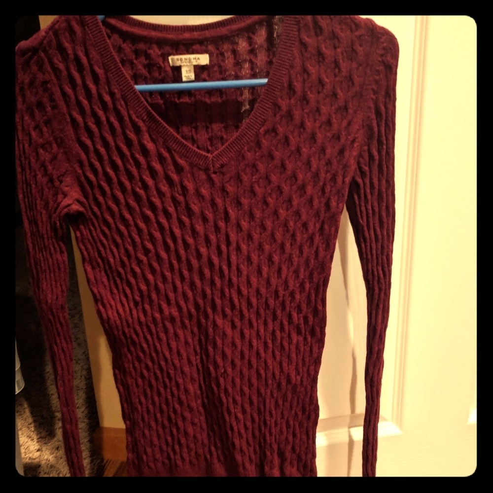 Beautiful burgundy sweater
